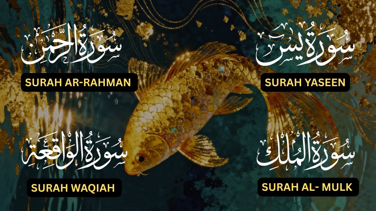 Surah Yaseen♥️,Surah Rahman♥️,Surah Waqiah♥️,Surah Al Mulk♥️| Listen Daily For a Blessed Good Day ❤️