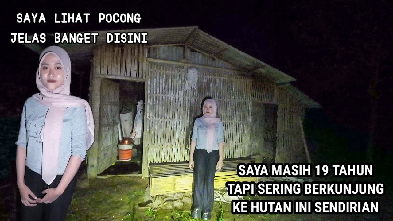 TEH CITRA LARI DI TAMPAKIN POCONG GADIS MUDA PEMBERANI KELUAR MASUK HUTAN SENDIRIAN