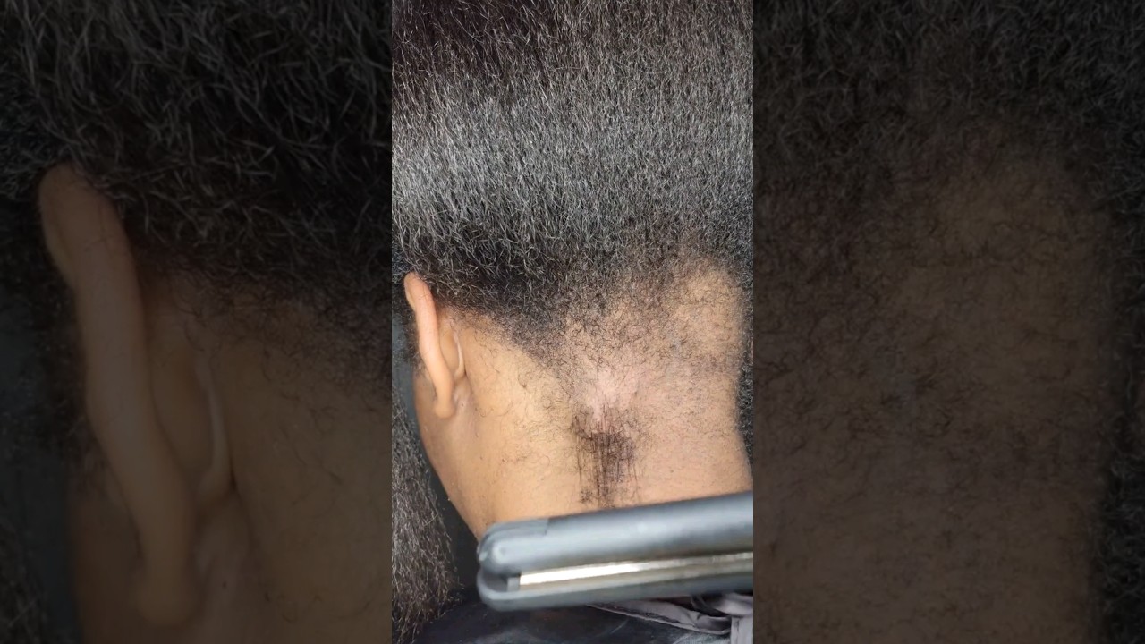 Comment lisser les petits cheveux crepus ? #cheveuxcrepus #cheveuxafro #silkpress #lissage