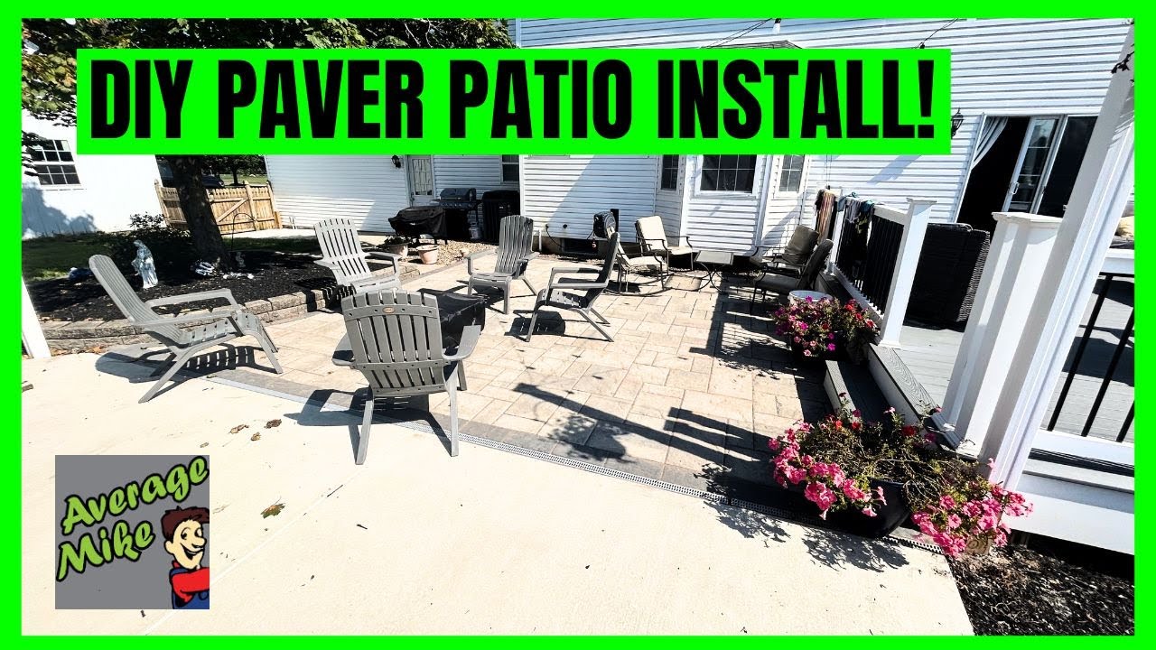 Save THOUSANDS Building Your OWN PAVER PATIO! Ultimate DIY Project The Average Person Can Do! #diy