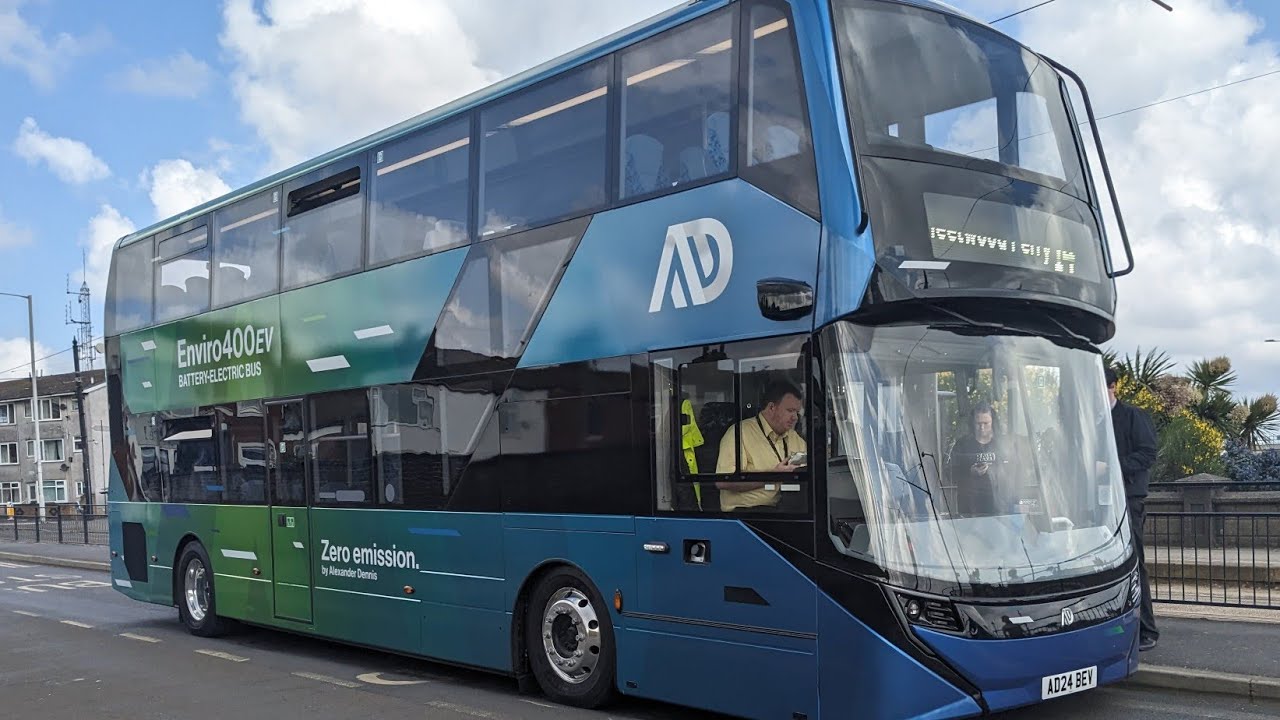 Brand New Blackpool Transport Alexander Dennis Enviro400EV Demonstrator [AD24 BEV]