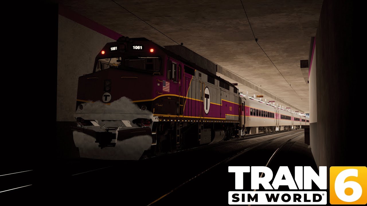 Прибытие в Бостон по снежной дороге - Train Sim World 6