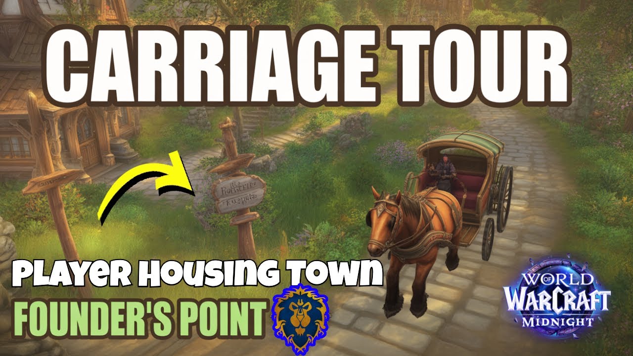 WoW Player Housing Tour - Exploring Founder's Point of Alliance