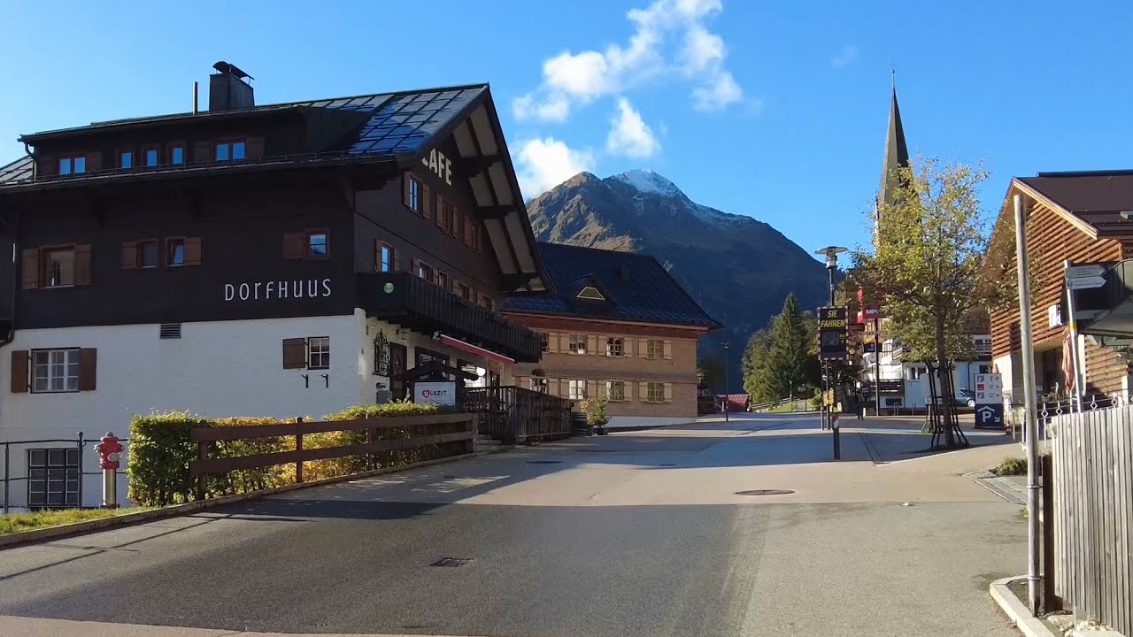 Mittelberg Kleinwalsertal Spaziergang 4K