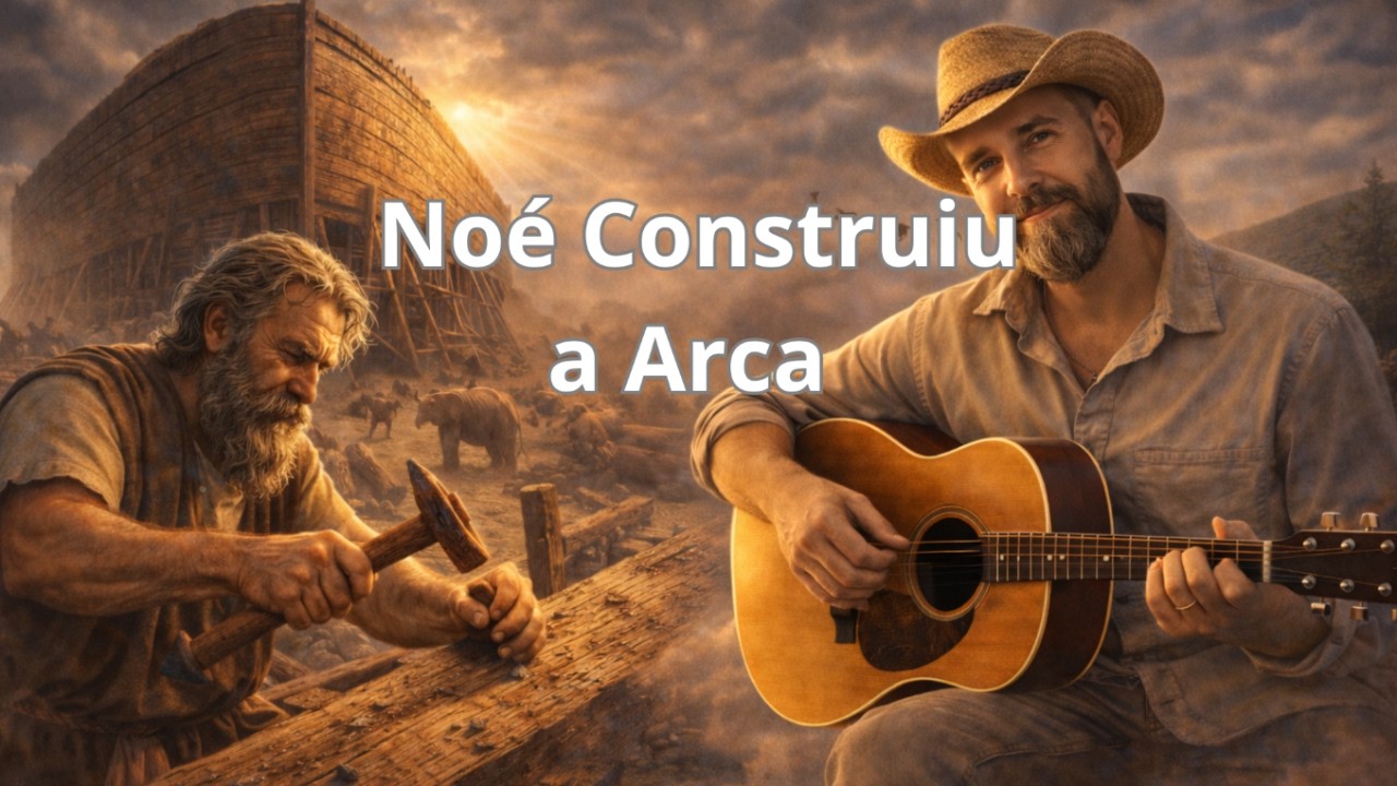 Noé Construiu a Arca 🙏 Deus Salvou Sua Família do Dilúvio | Viola de Deus