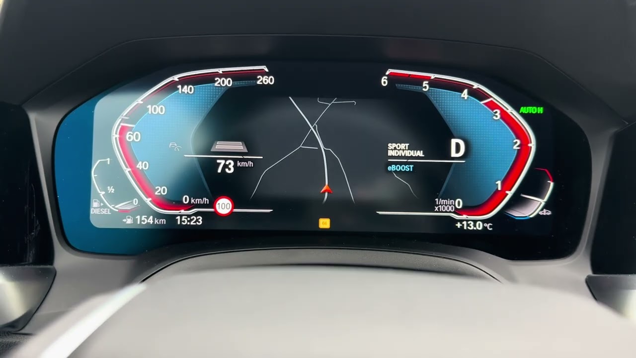 BMW G21 320d 0-130kmh Vollgas Acceleration Stage 1 
