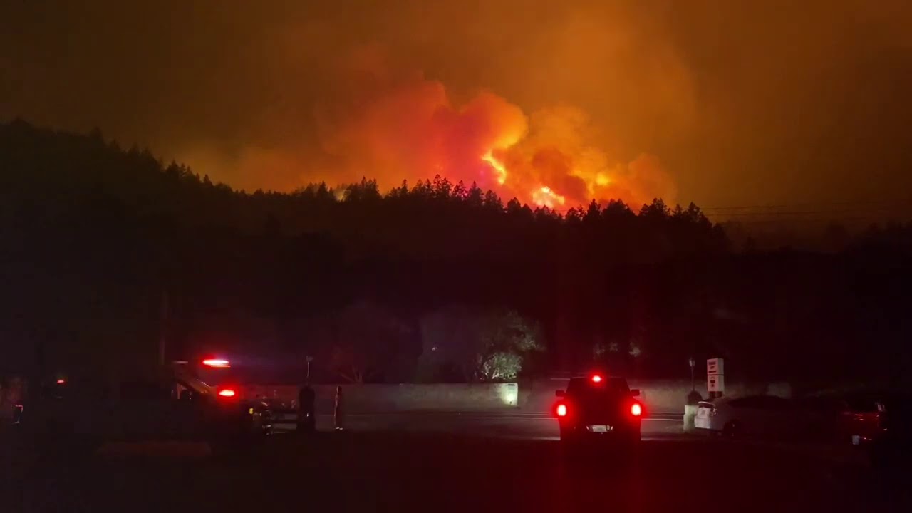 Scenes from the Glass fire in Sonoma and Napa counties