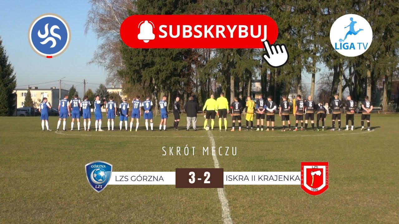 Wygrana G&oacute;rznej po ciekawym meczu. Skr&oacute;t spotkania LZS G&oacute;rzna - Iskra II Krajenka