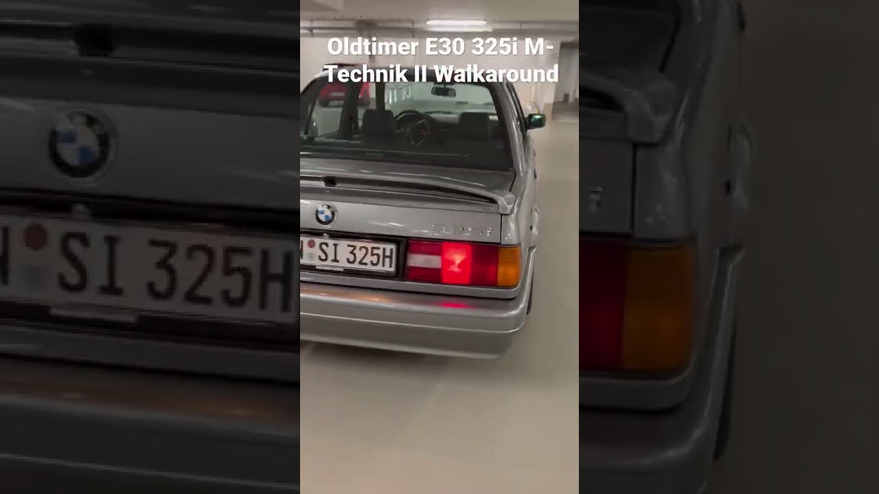 BMW E30 325i M-Technik 2 ab Werk. - Little walkaround