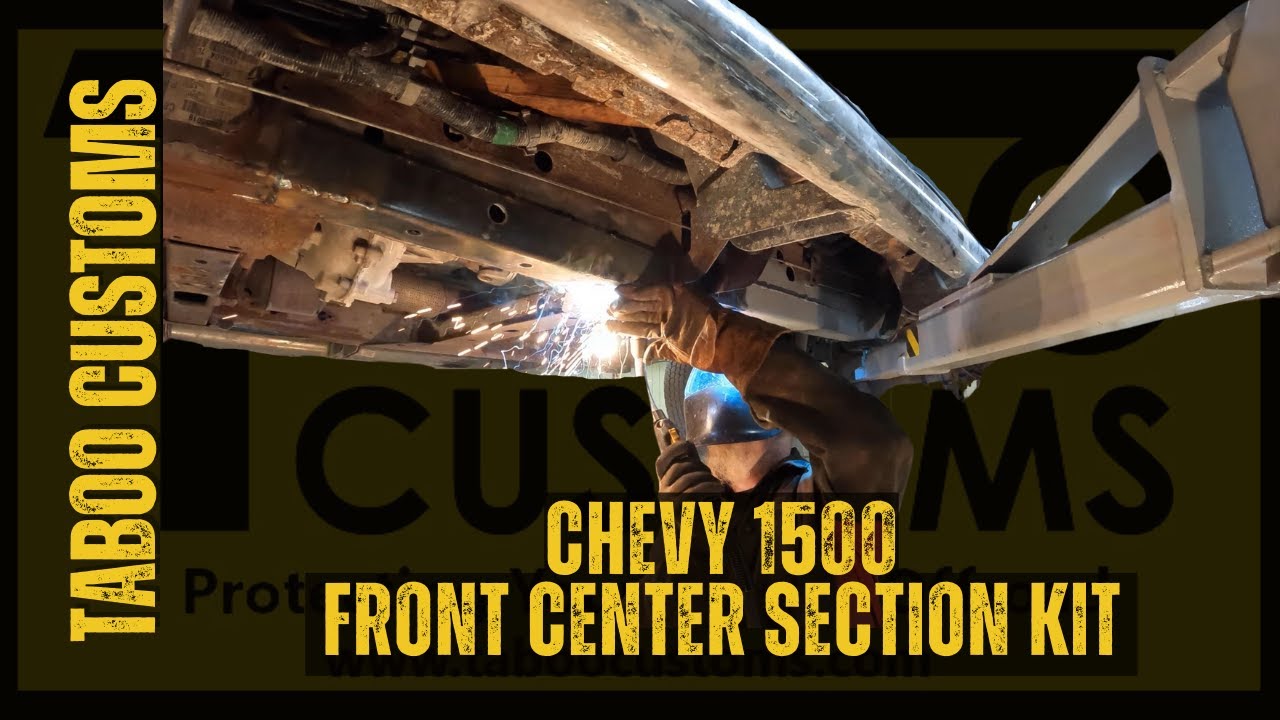 07-14 Chevy 1500 Frame Rust Repair - Rear Under Cab Crossmember to Transmission Crossmember Area