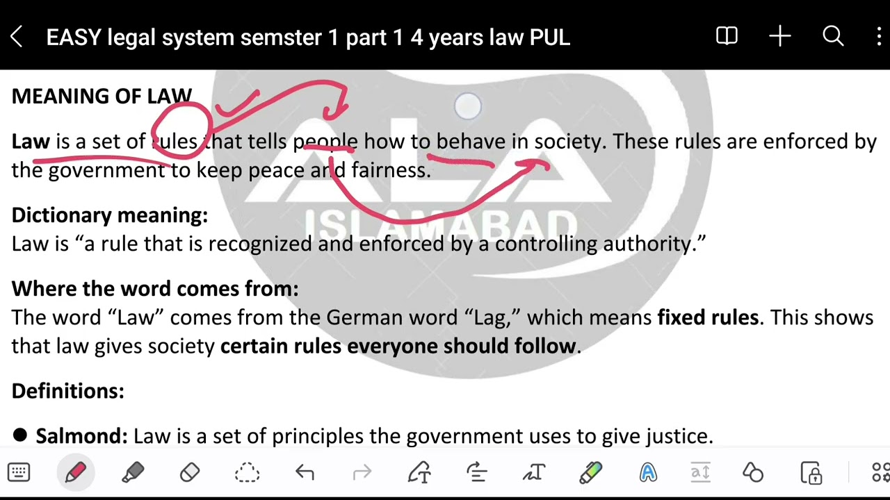 common features of world legal system