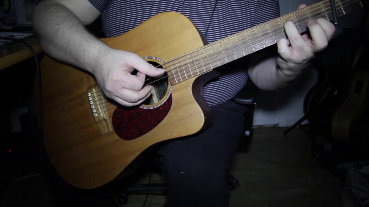 Guitarundervisning i Kim Larsens' Pianomand med fingerspil og akkorder