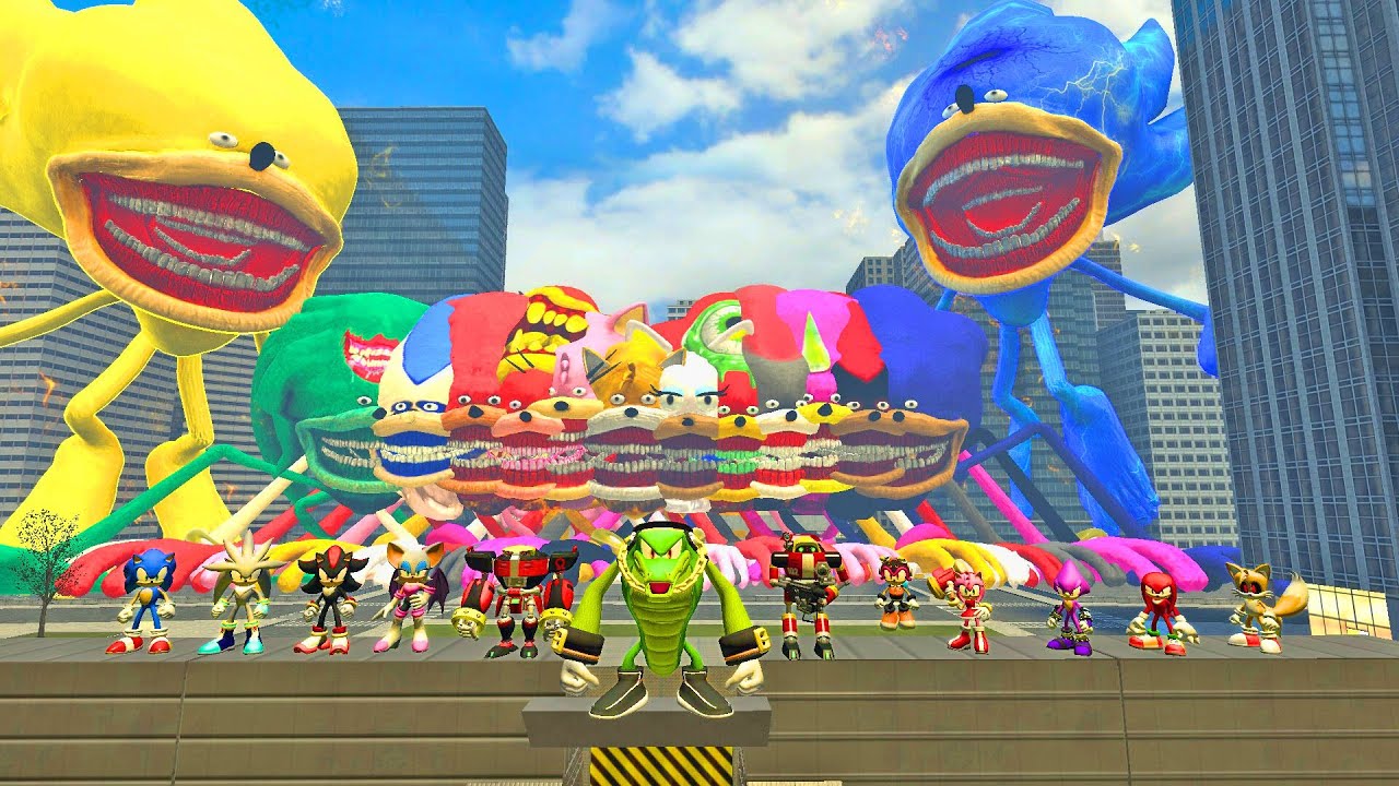SONIC FORCES ULTIMATE BATTLE in Garry's Mod – Speed vs Power!