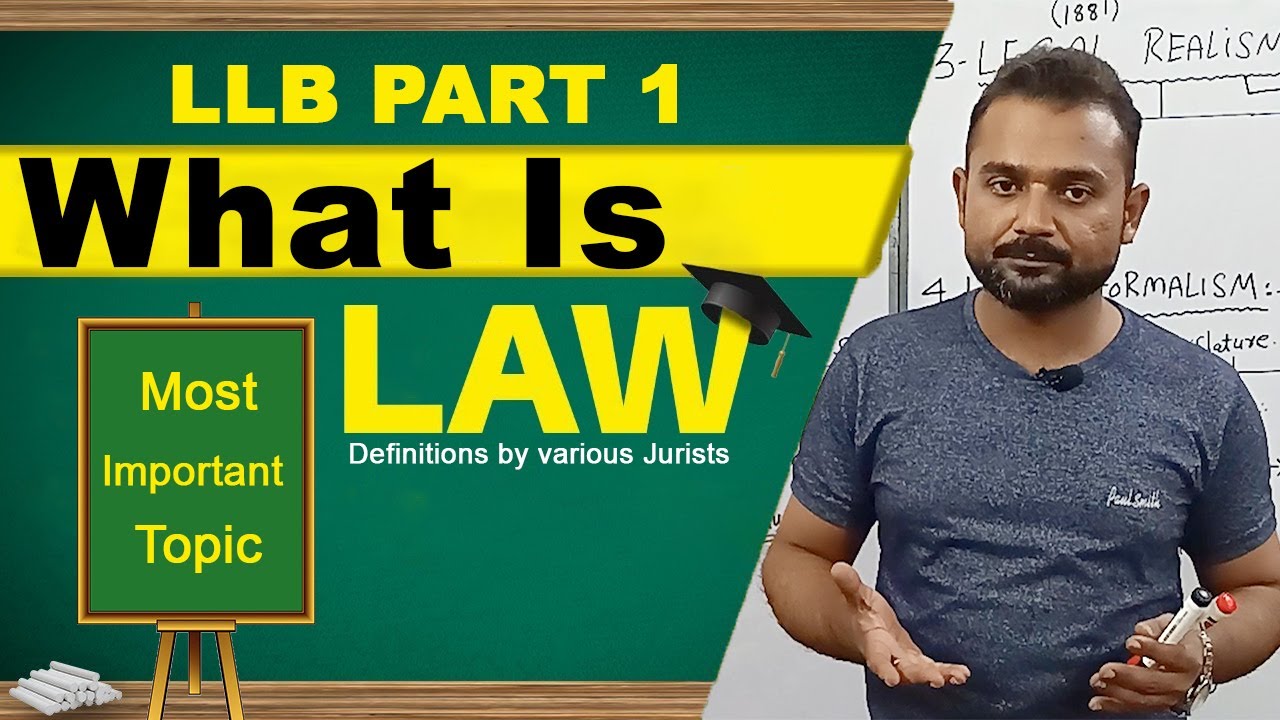 What is Law | Definitions by various Jurists | LLB Part 1 | Lisals Law