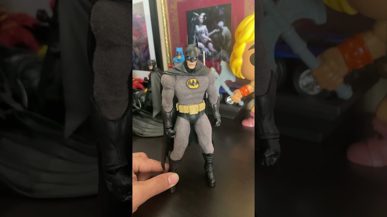 Mcfarlane Mezco Batman 😆 #dc #mcfarlanetoys #batman #arkham #gotham