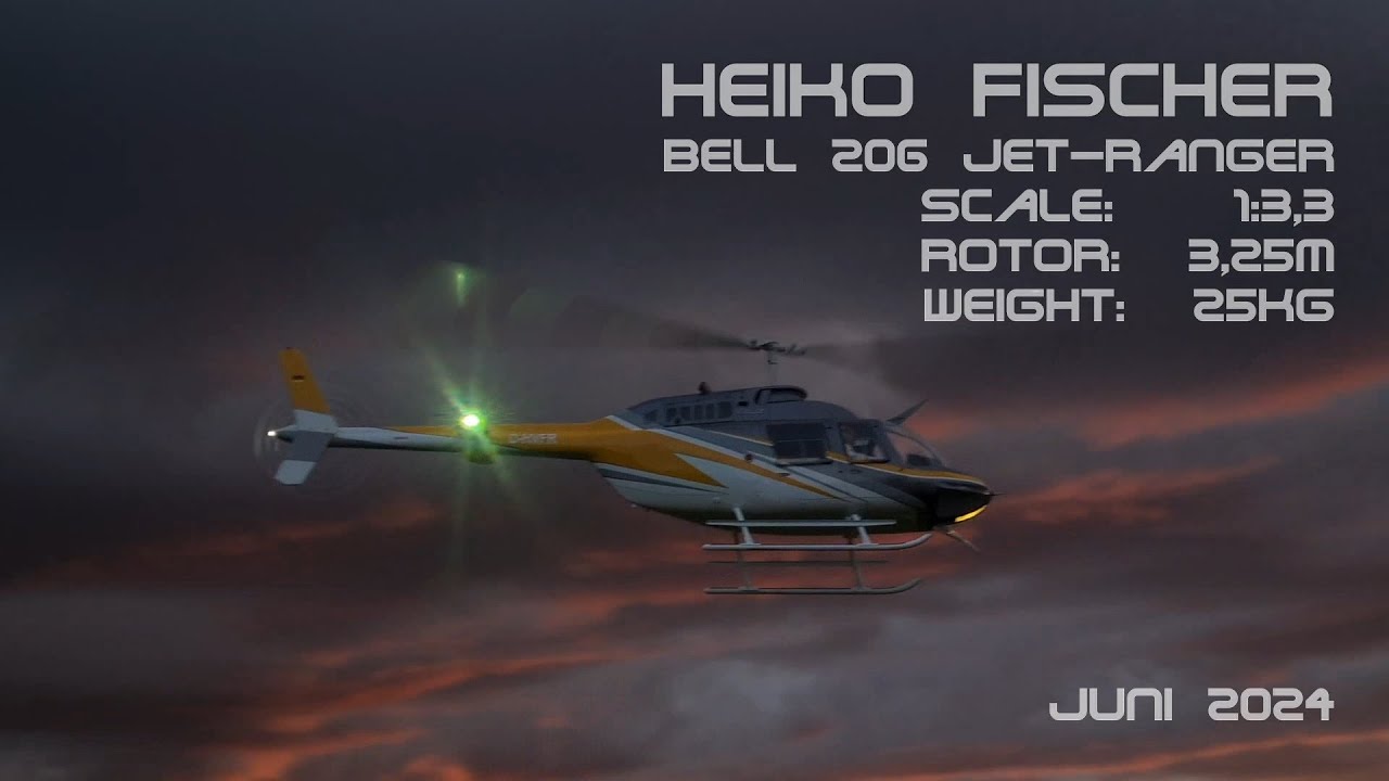 Abendstimmung - RC Bell 206 - 3,25m - Heiko Fischer