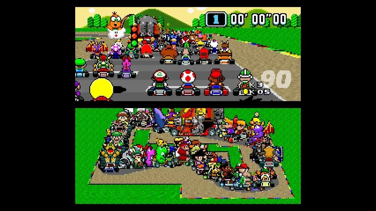 Super Mario Kart... with 101 players!