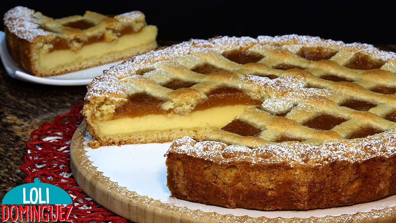 TARTA DE PASTA FROLA ESPECIAL PARA  NAVIDAD - Loli Domínguez - Recetas paso a paso - tutorial - Cake
