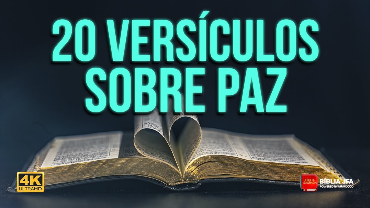 20 versículos que falam sobre paz  🙌 - Bíblia JFA Offline