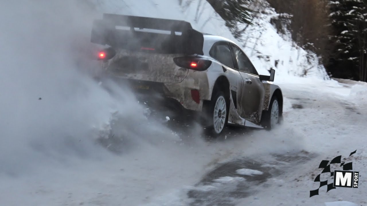 CRASH & Full Send / The Last Dance of Puma Rally 1 in Monte-Carlo Test / Ford M-Sport 2026