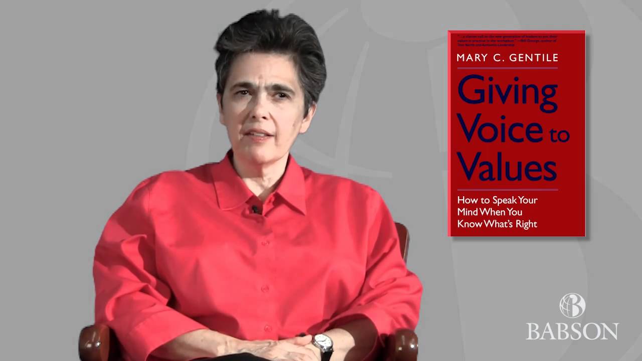 Giving Voice to Values&mdash;Babson College's Mary C. Gentile