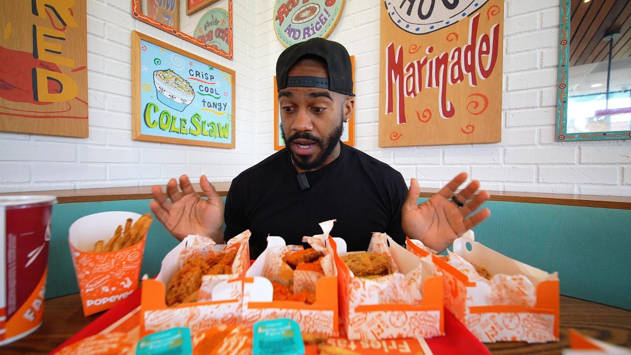Popeye's New Dry Rub Wings Surprised Me..