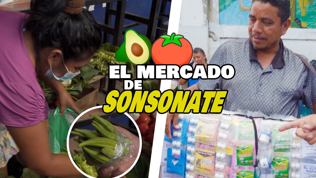 Cuanto puedes comprar con $20.00 💰💲 en el MERCADO de SONSONATE 🥥🌴  | Youtubero Salvadoreño