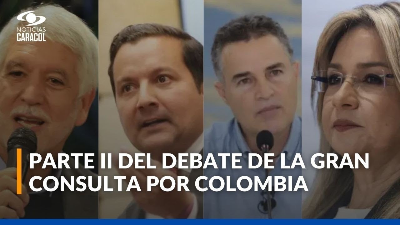 Debate de la Gran Consulta por Colombia EN VIVO parte II: estas son las propuestas