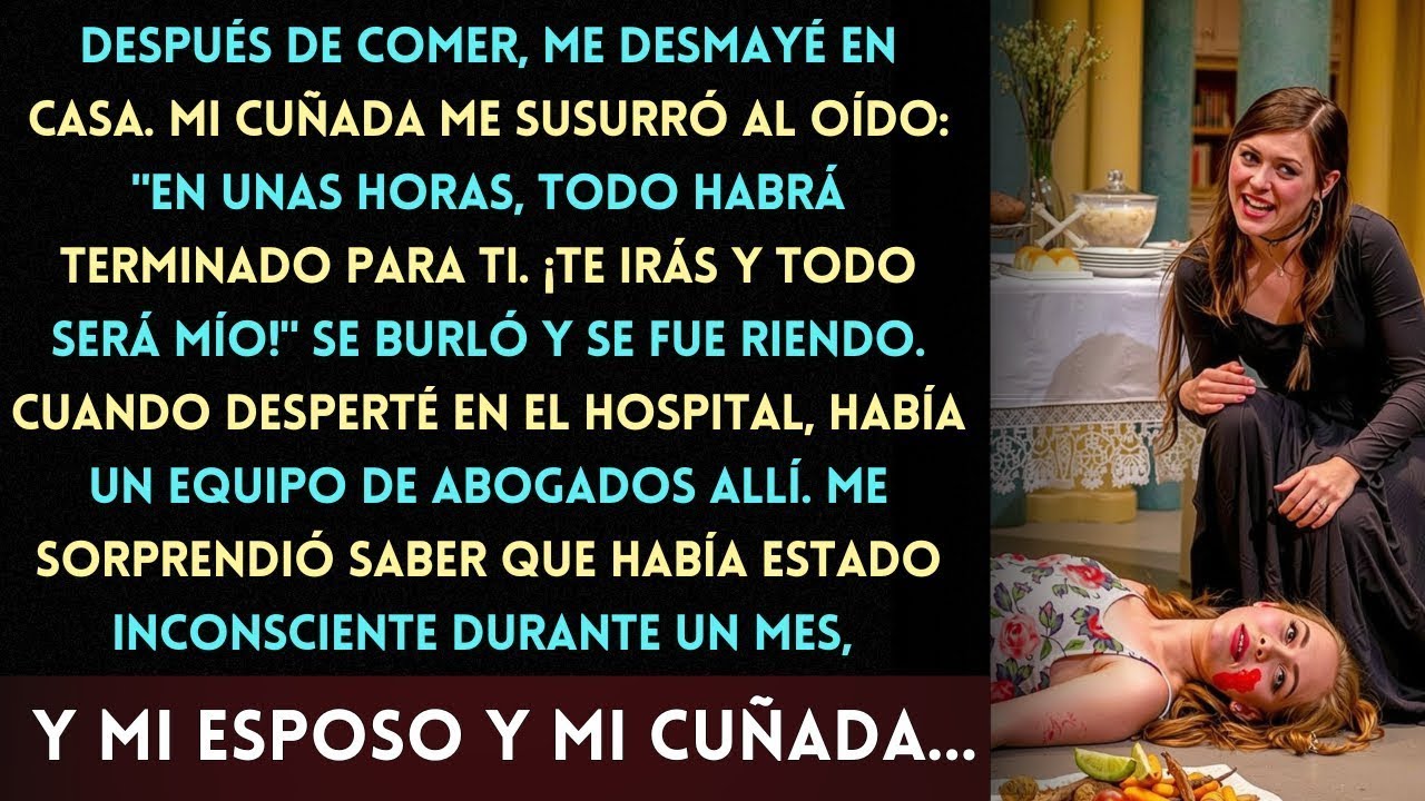 ¡Me desmayé después de comer! Mi cuñada se burló   ¡Te irás y todo será mío!