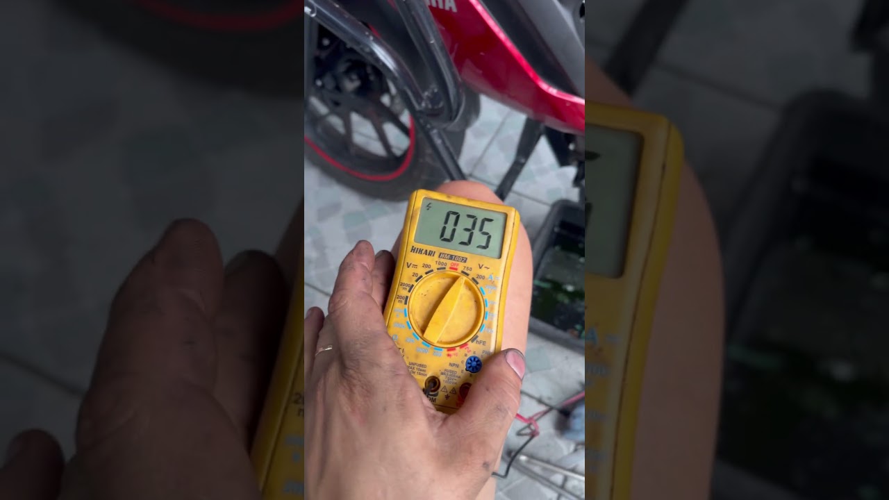 Como medir estator bif&aacute;sico nas Yamaha com 2 fios brancos