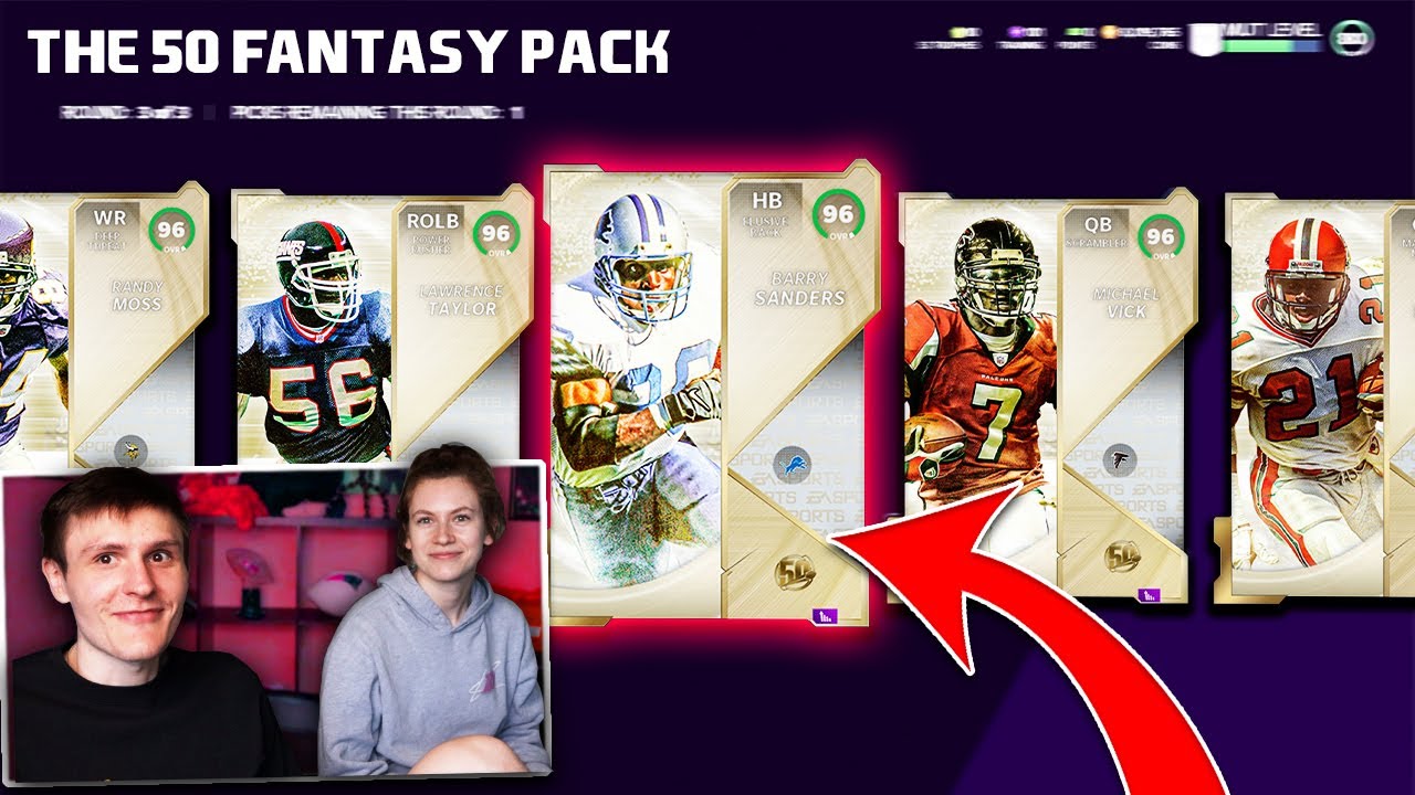 She did an *INSANE* The 50 Pack And Play... - Madden 21 Ultimate Team