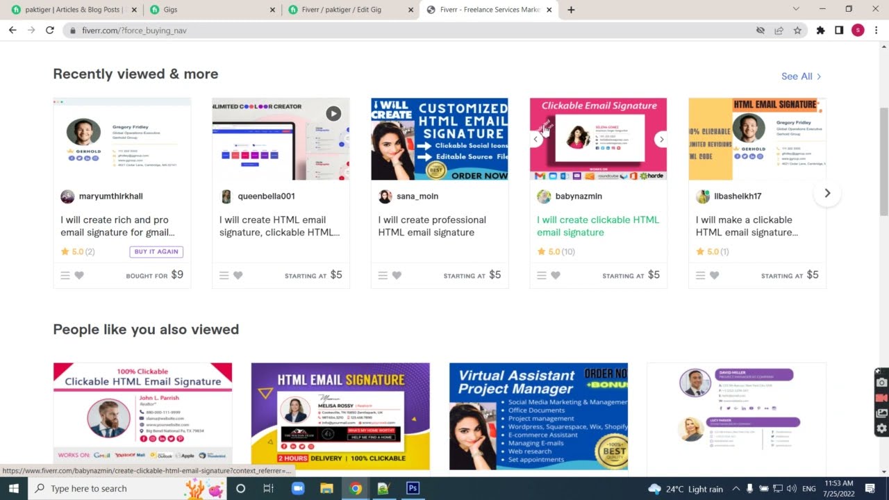 Don't Know Fiverr gig image size ? Creating fiverr gig image | fiverr gig image size 2022