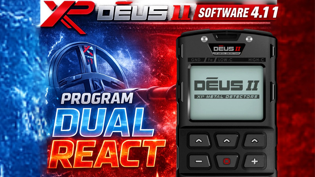 XP DEUS II soft 4 1 DUAL REACT