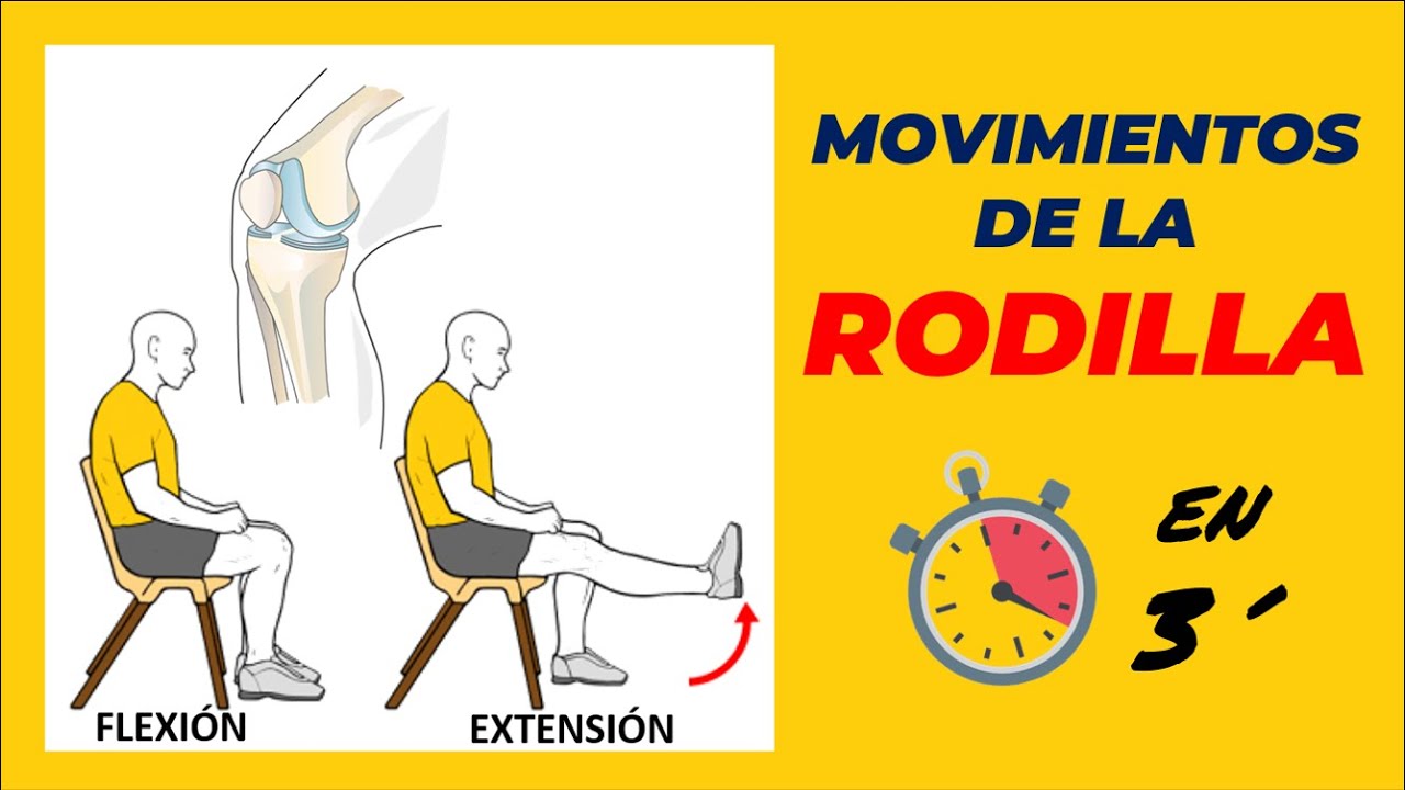 MOVIMIENTOS de la RODILLA ✅ Flexion y Extensión (Fácil) Femorotibial