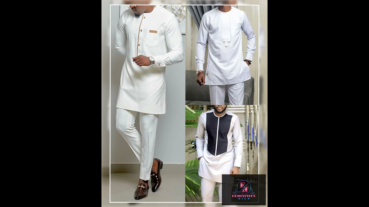 2024 Kaftan Nigeria White men south african traditional clothes Big size Elegan