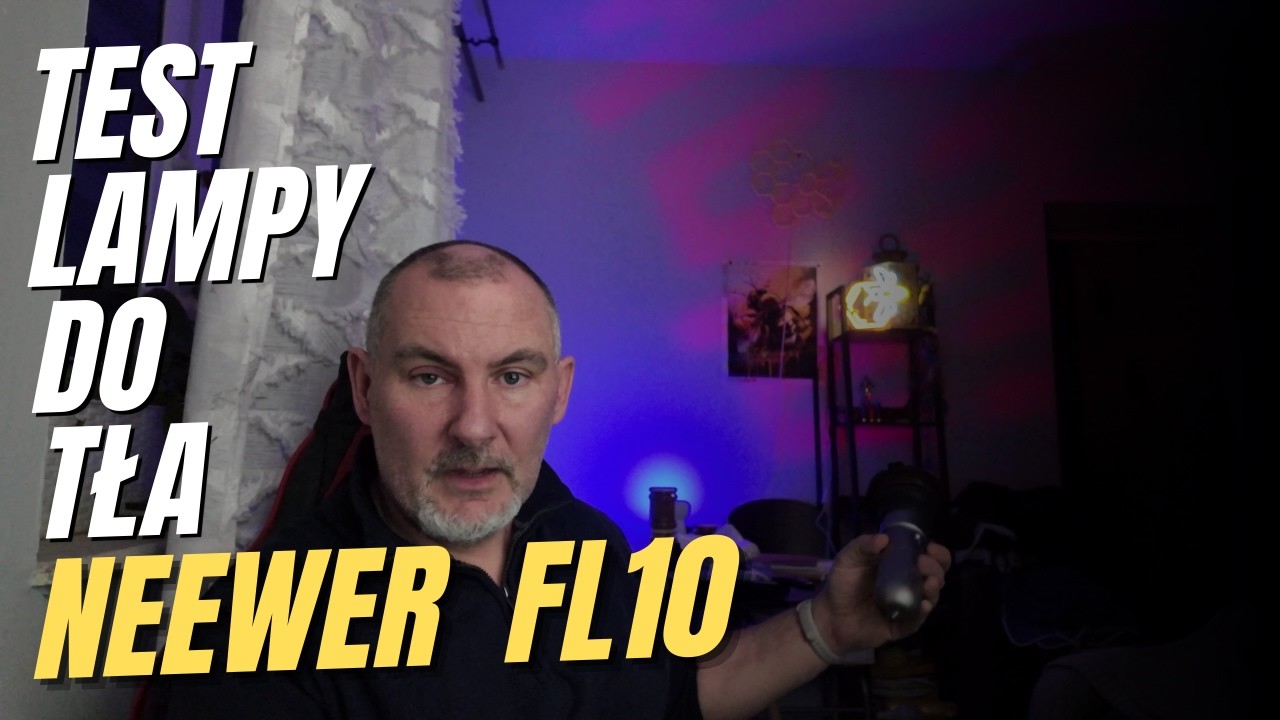 NEEWER Basics FL10 – lampa z filtrami GOBO | Efekty świetlne w tle za małe pieniądze?
