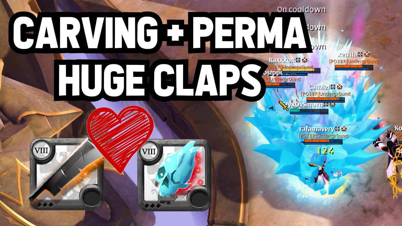 Huge Perma/Carving Clap Combos | Albion Online PVP Highlights Episode 2