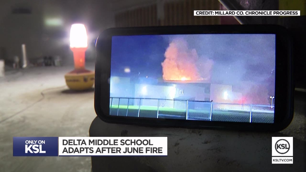 Delta Middle School adapts after June fire