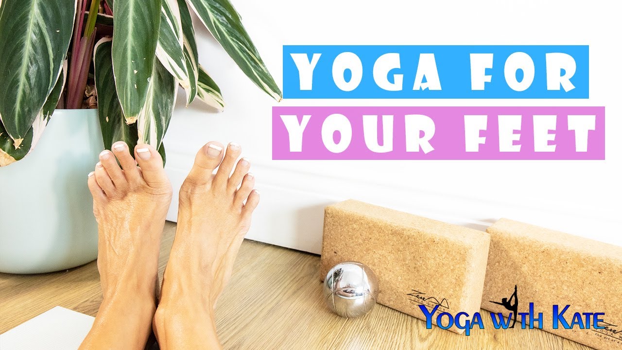 Yoga for Feet | Exercises for Foot Pain | Plantar Fasciitis | Yoga with Kate | 4K