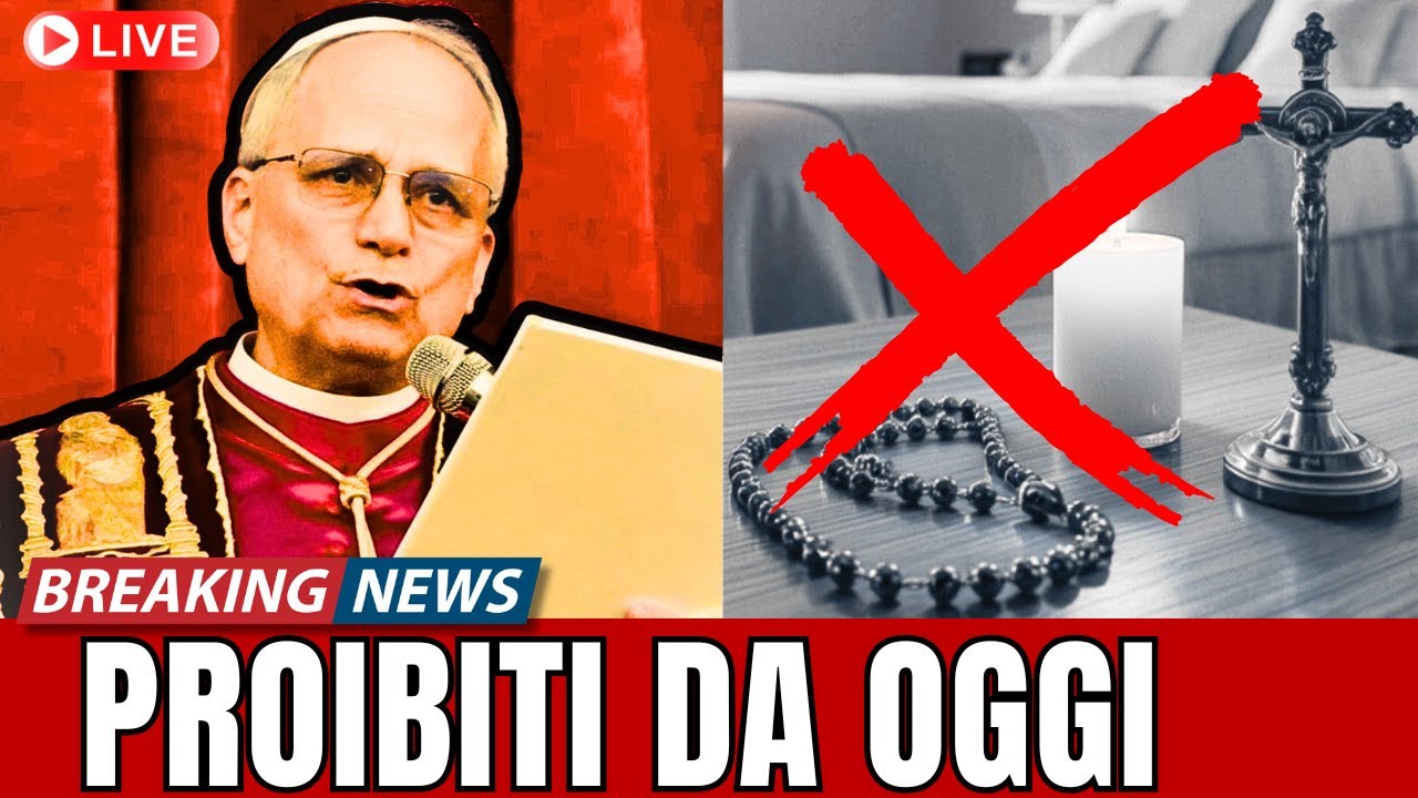 PAPA LEONE XIV PROIBISCE Queste 4 CERIMONIE SACRE per la Prima Volta nella STORIA della Chiesa #papa