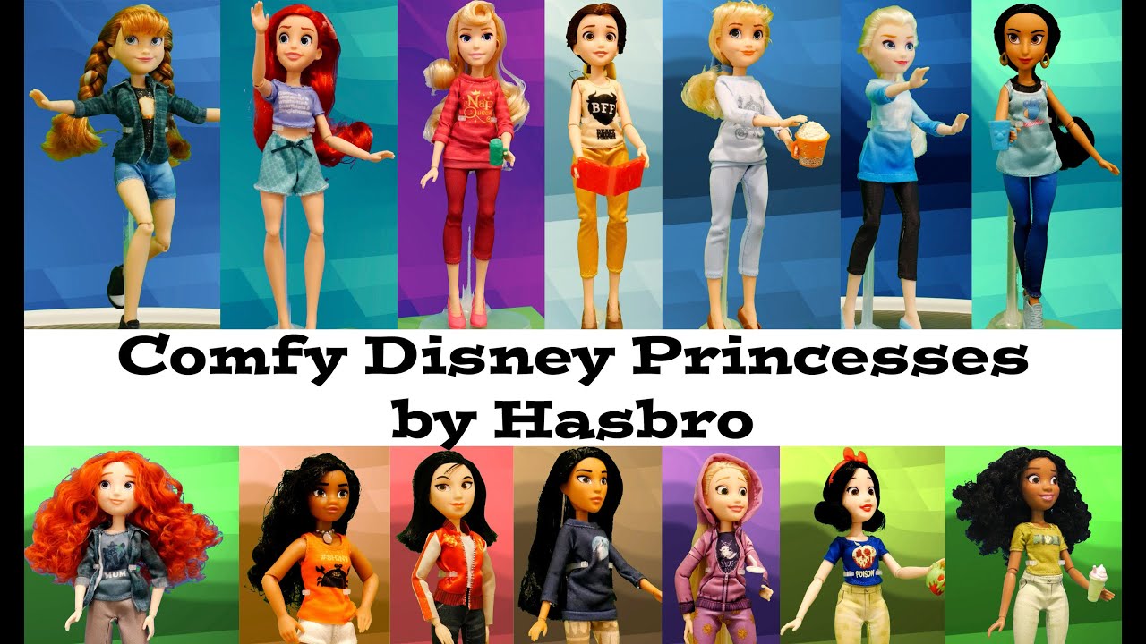 Complete Disney COMFY Princesses by Hasbro (Ralph Breaks the Internet)