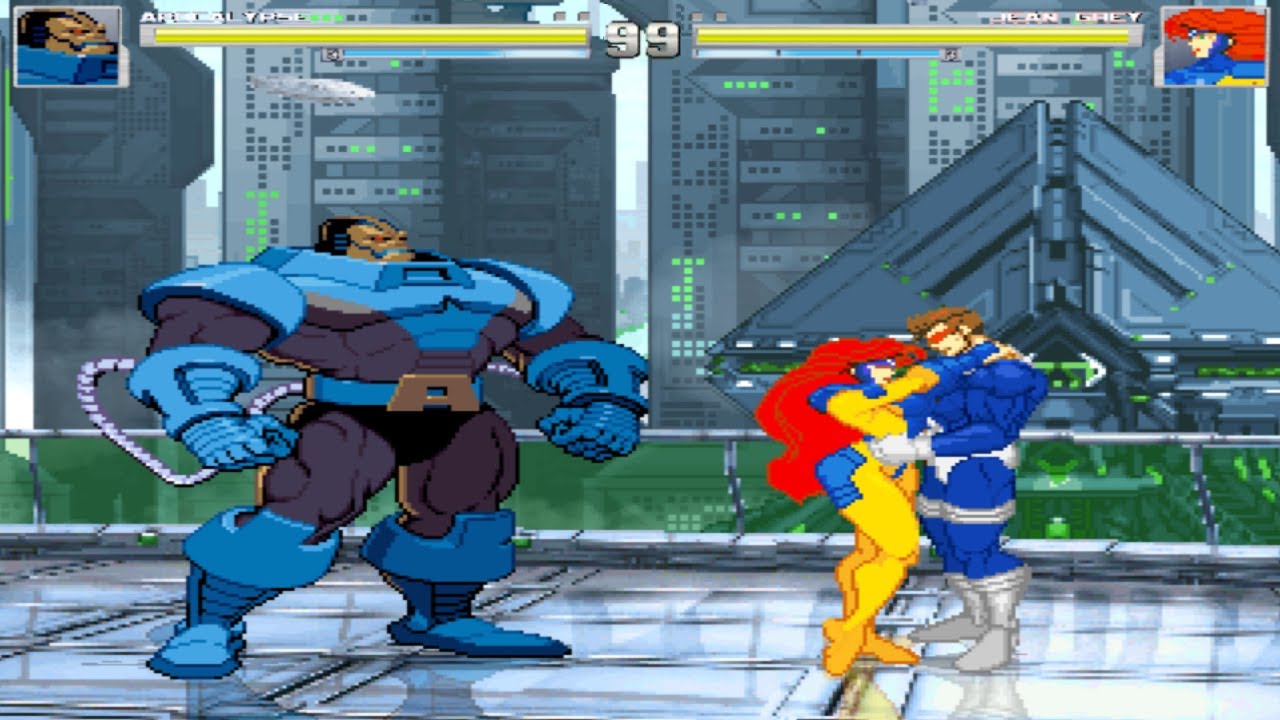 APOCALYPSE vs JEAN GREY - High Level Gameplay - Marvel Mugen
