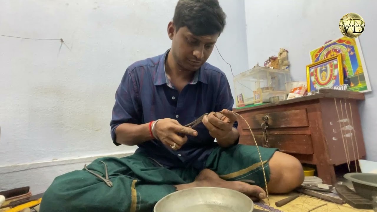 Thali Chain Making || Coimbatore || Arul Movie Vikram making Gold Chain Same design ||