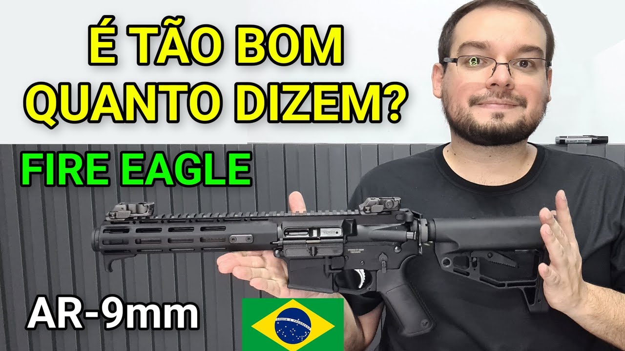 TÃO BOA QUANTO DIZEM? AR-9mm da Fire Eagle. Teste e Opinião, é a Melhor Carabina em 2023? 100% BR