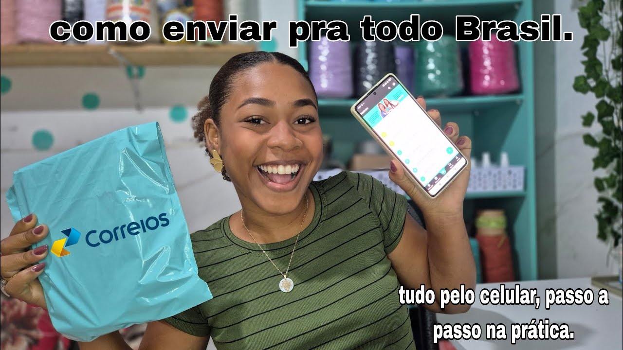 COMO FAZER ENVIO PARA TODO BRASIL/PASSO A PASSO NA PR&Aacute;TICA/CORREIO/CROCH&Ecirc;/COTA&Ccedil;&Atilde;O DE FRETE.