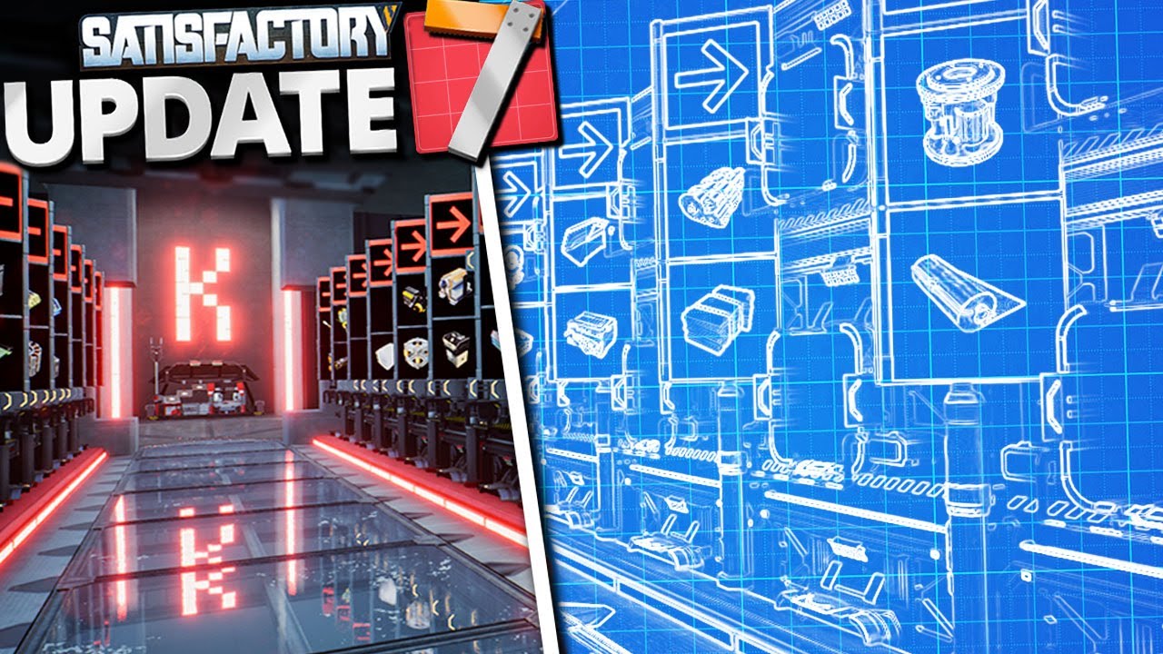 I Made my Storage Room into a Blueprint in Satisfactory Update 7!