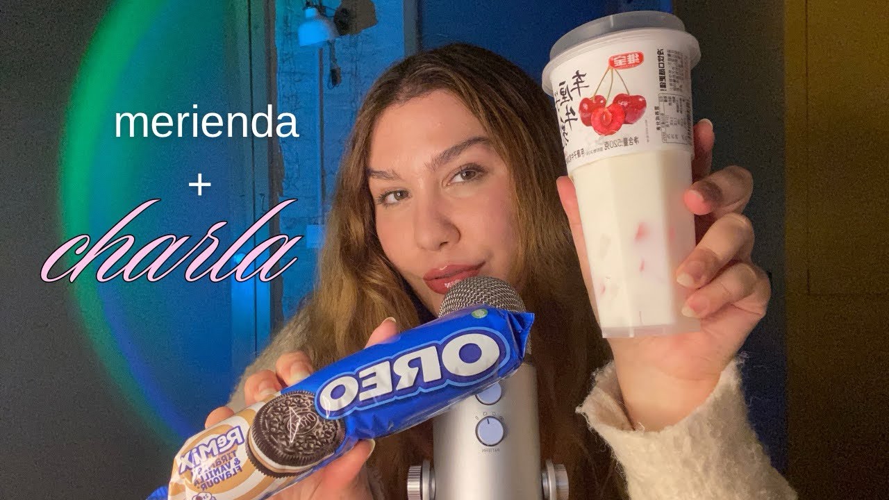 ASMR Merienda y charlita ☕️