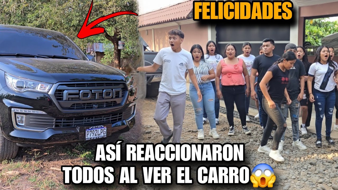 Todo El Grupo Quedó Sin Palabras Al Ver El Carro Nuevo Del Año Del Patron🥳Todos Saltaron De Alegría😱