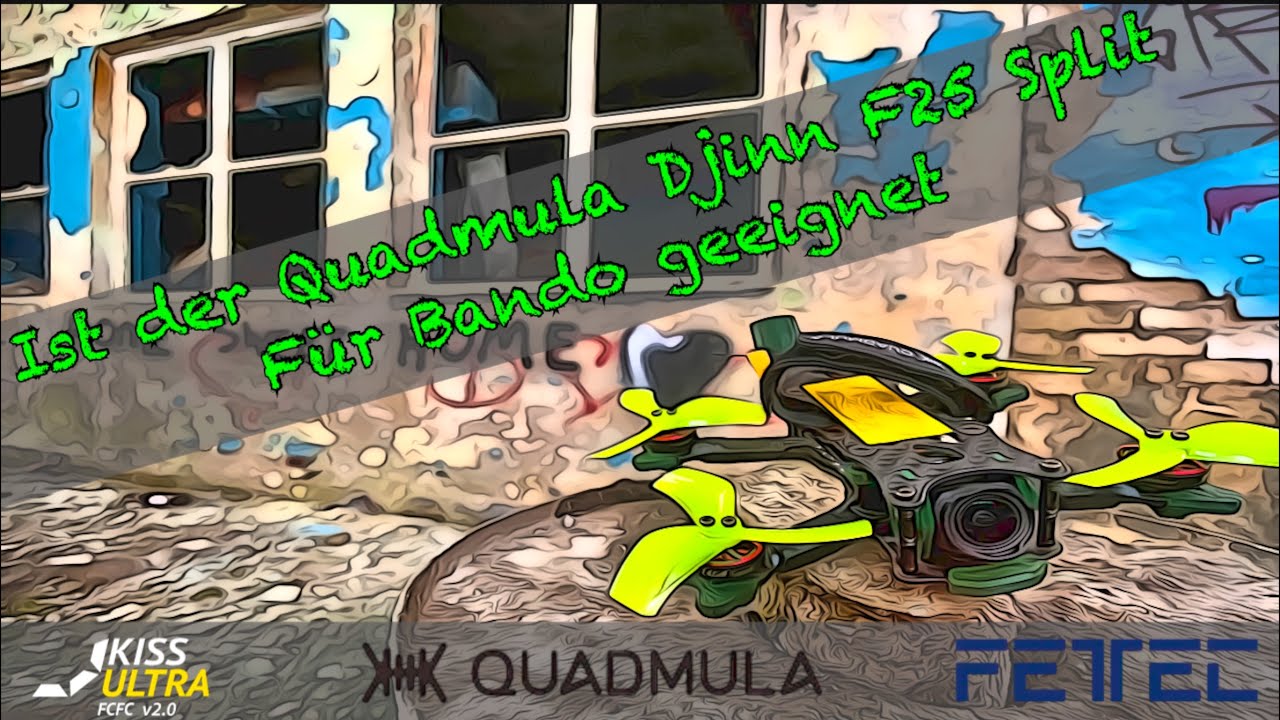 Quadmula Djinn F25 im Bando Test #lostplace #freestyle #fpv #bando #Quadmula