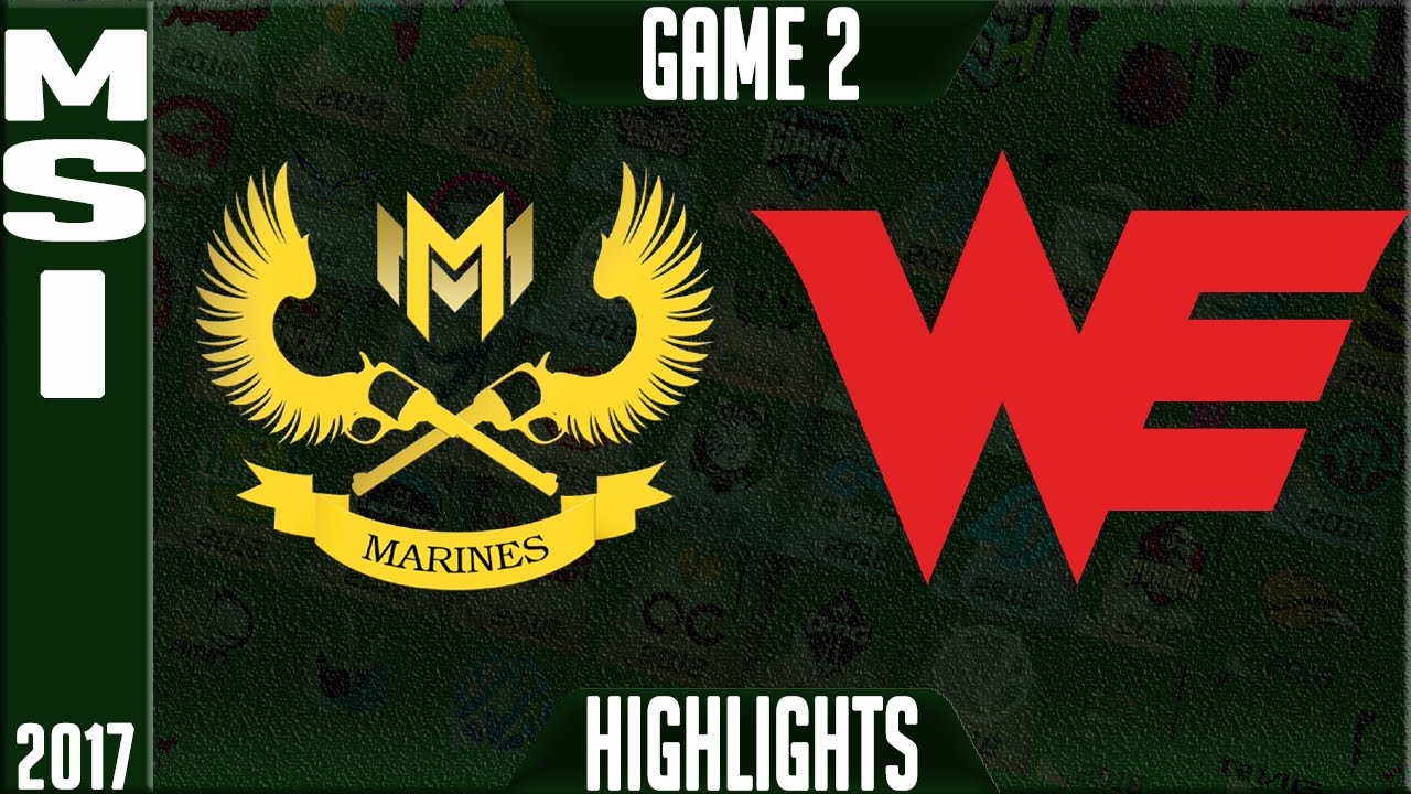 Gigabyte Marines vs Team WE Highlights MSI 2017 Day 5 Group Stage - GAM vs WE Highlights
